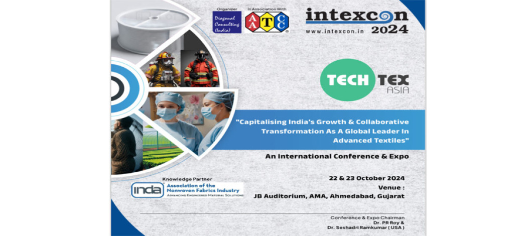 Diagonal Consulting (India) Invites Global Participation for Intexcon 2024 themed “Tech Tex Asia – Capitalising India’s Growth & Collaborative Transformation As A Global Leader In Advanced Textiles”